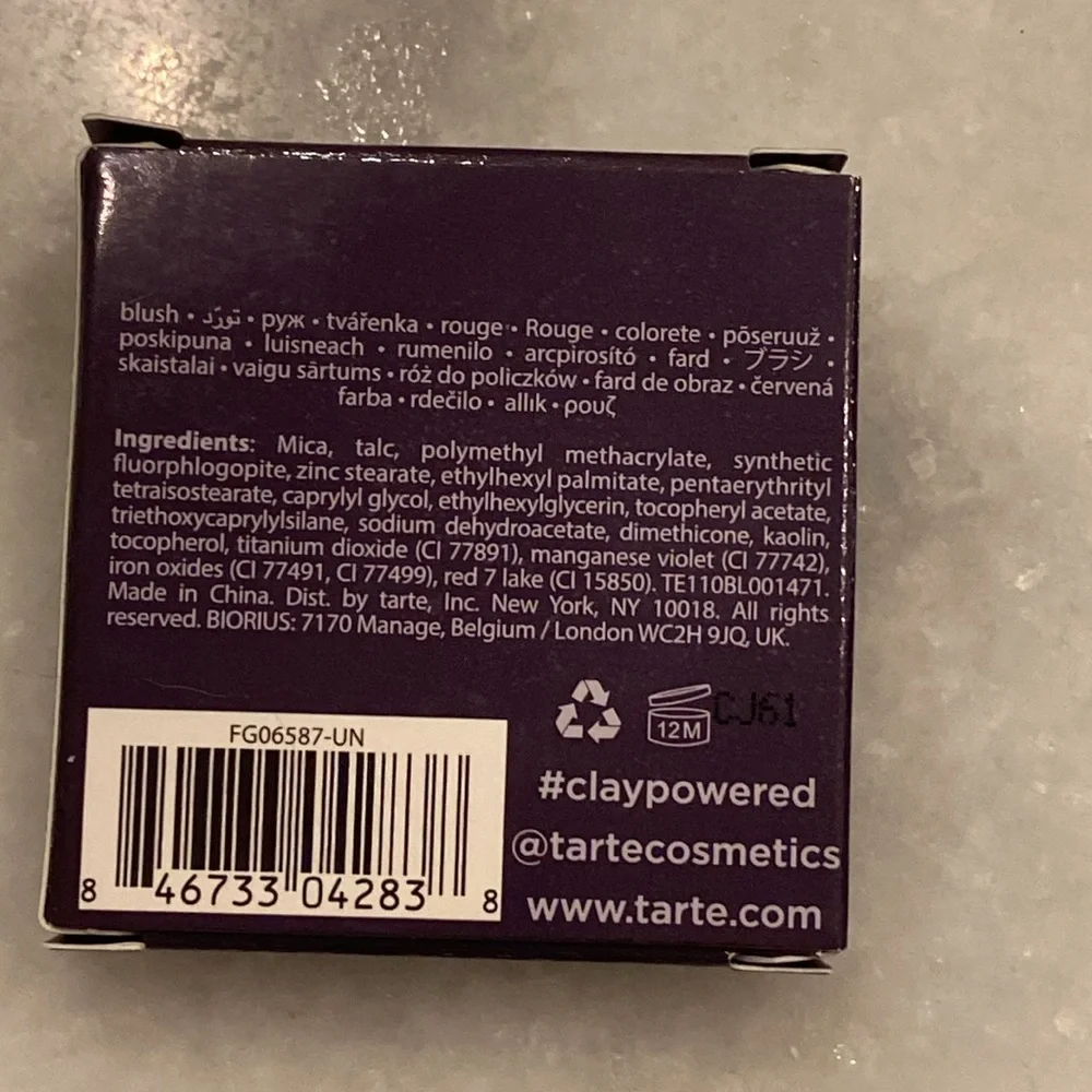 NIB Tarte Amazonian Clay 12-hour blush in seduce - Picture 2 of 6